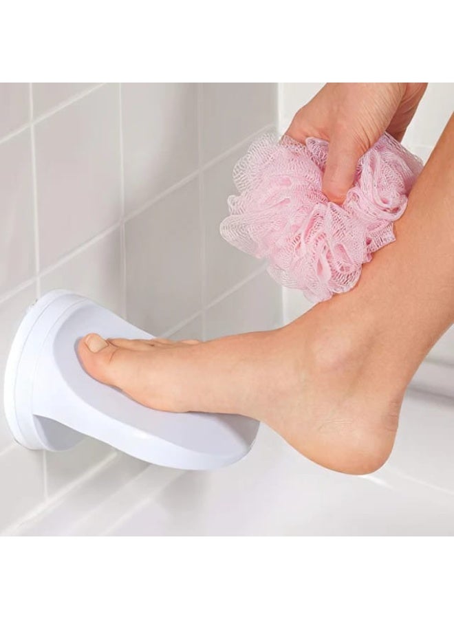 مسند قدم للاستحمام يُثبت على الحائط – دعامة قدم وحلاقة الأرجل مانعة للانزلاق للحمام - Image 3